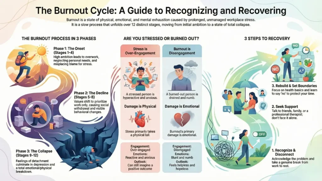 The 12 Stages of Burnout (Full Guide)